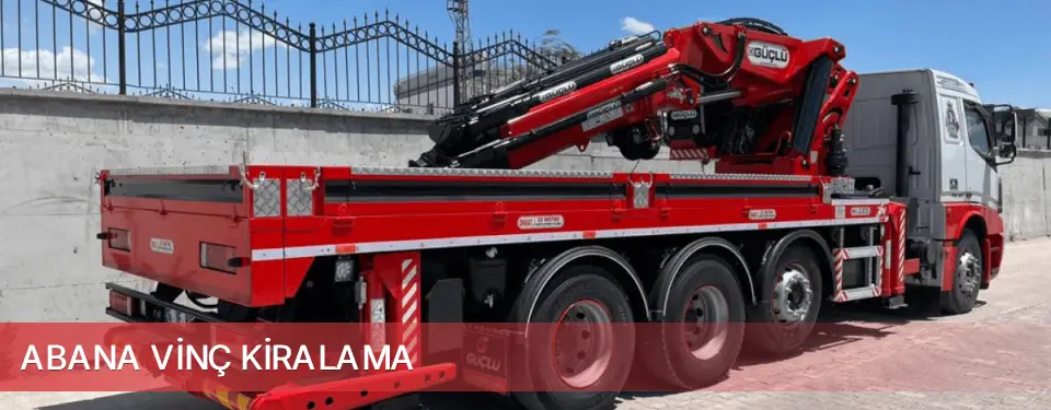 Abana İlçemi Vinç Kiralama